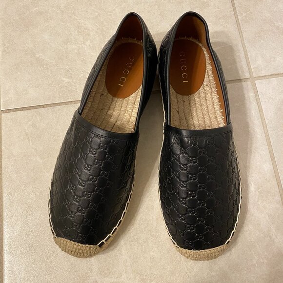 Gucci Microguccissima Leather Espadrilles - Picture 1 of 6